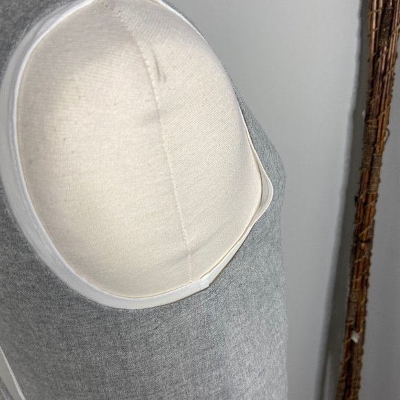 Zara Basic Lightweight Gray Combo Sleeveless Dress - Picture 4 of 6